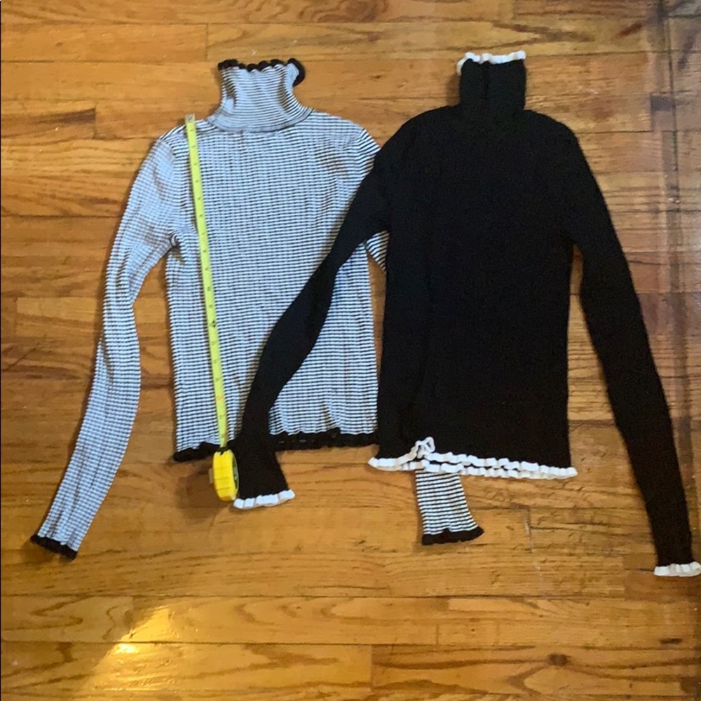 Forever 21 lettuce edged turtle neck set